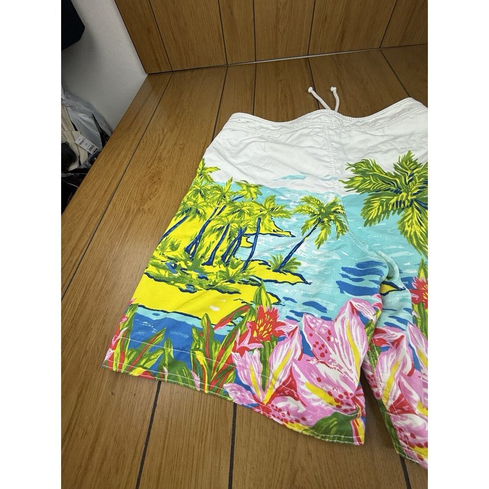 Hollister Swim Trunks Shorts Men's Size XL Drawstring Pocket Surf People - Picture 7 of 16